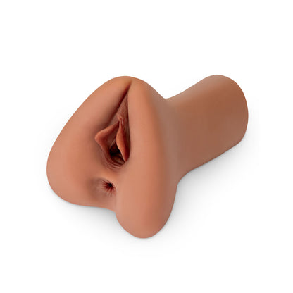 PDX Plus Pick Your Pleasure Stroker XL - Brown - Brown Vagina Stroker