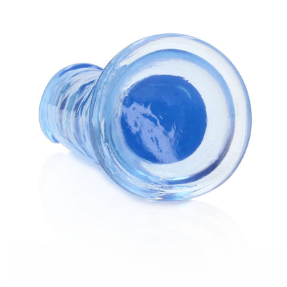 REALROCK 15.5 cm Straight Dildo - Blue - Blue 15.5 cm (6'') Dong