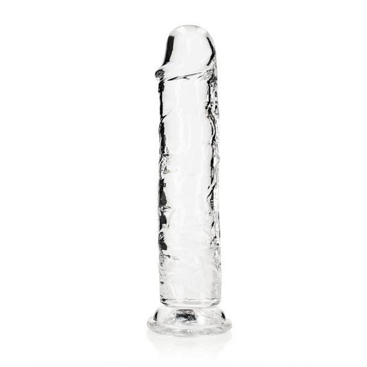 REALROCK 28 cm Straight Dildo - Transparent - Clear 28 cm (10'') Dong