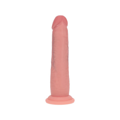 REALROCK Dual Density 7'' Sliding Skin Silicone Dildo - Flesh - Flesh 15.2 cm Sliding Skin Dildo