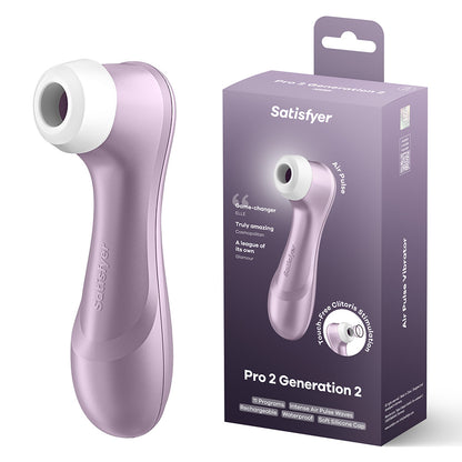 Satisfyer Pro 2 - Purple - Touch-Free USB-C Rechargeable Clitoral Stimulator