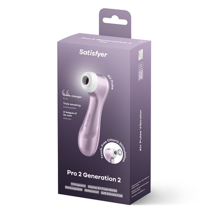 Satisfyer Pro 2 - Purple - Touch-Free USB-C Rechargeable Clitoral Stimulator
