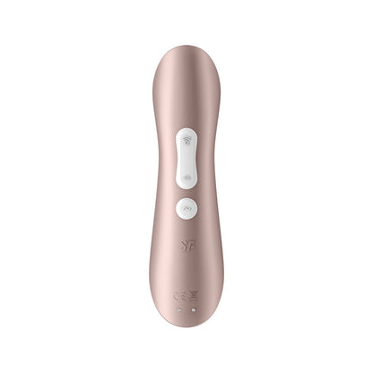 Satisfyer Pro 2+ Rose Gold - Rose Gold Touch-Free USB-C Rechargeable Clitoral Stimulator with Vibration
