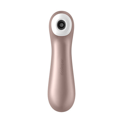 Satisfyer Pro 2+ Rose Gold - Rose Gold Touch-Free USB-C Rechargeable Clitoral Stimulator with Vibration