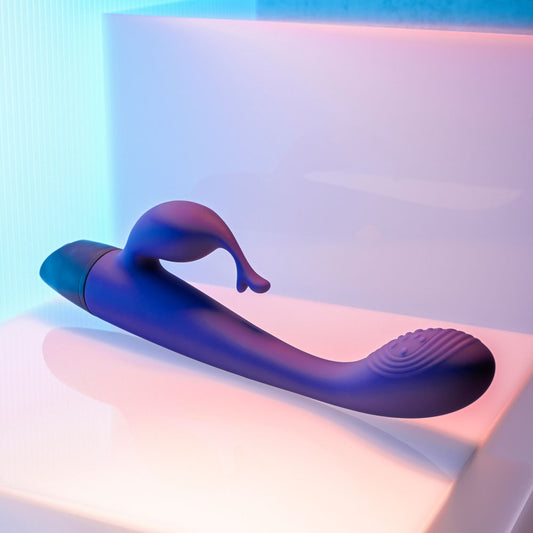 Selopa PLUM PASSION - Purple 18.3 cm USB Rechargeable Rabbit Vibrator