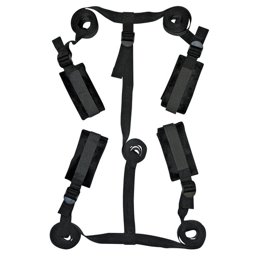 Sex & Mischief Bed Bondage Restraint Kit - Under the Bed Restraint System