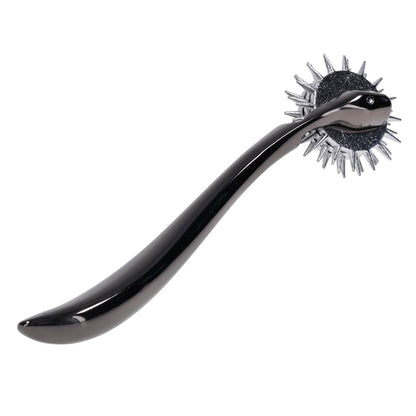 SPORTSHEETS Signature Wartenberg Wheel - Black/Silver Sensation Play Item