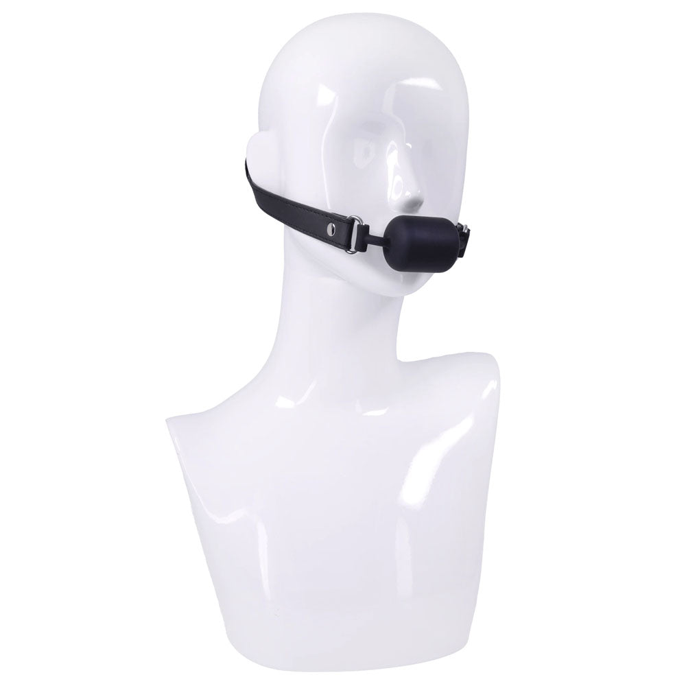 SPORTSHEETS Signature Midnight Muse Barrel Gag - Black Mouth Restraint