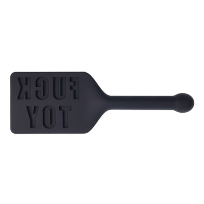 EDGE FUCK TOY Silicone Paddle - Black Silicone Spanking Paddle
