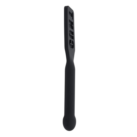 EDGE CUNT Silicone Paddle - Black Silicone Paddle with Insertable Handle
