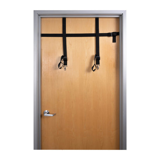 EDGE Adjustable Door Restraints - Black Restraints (Cuffs not included)
