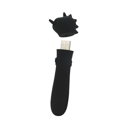 Unihorn - USB Bullet - Wild Spirit - Black USB Rechargeable Vibrating Bullet
