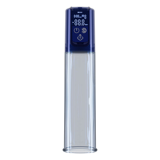 LuvPump Bathfun Smart Aqua Penis Pump - Blue USB-C Rechargeable Waterproof Automatic Penis Pump
