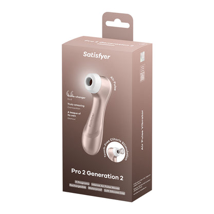 Satisfyer Pro 2 - Rose Gold - Touch-Free USB-C Rechargeable Clitoral Stimulator
